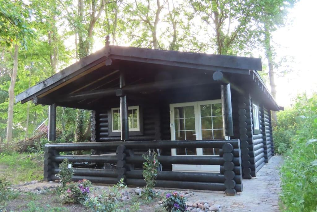 Villa Knusse En Gezellige Blokhut De Bijenstal Dedemsvaart Exterior foto